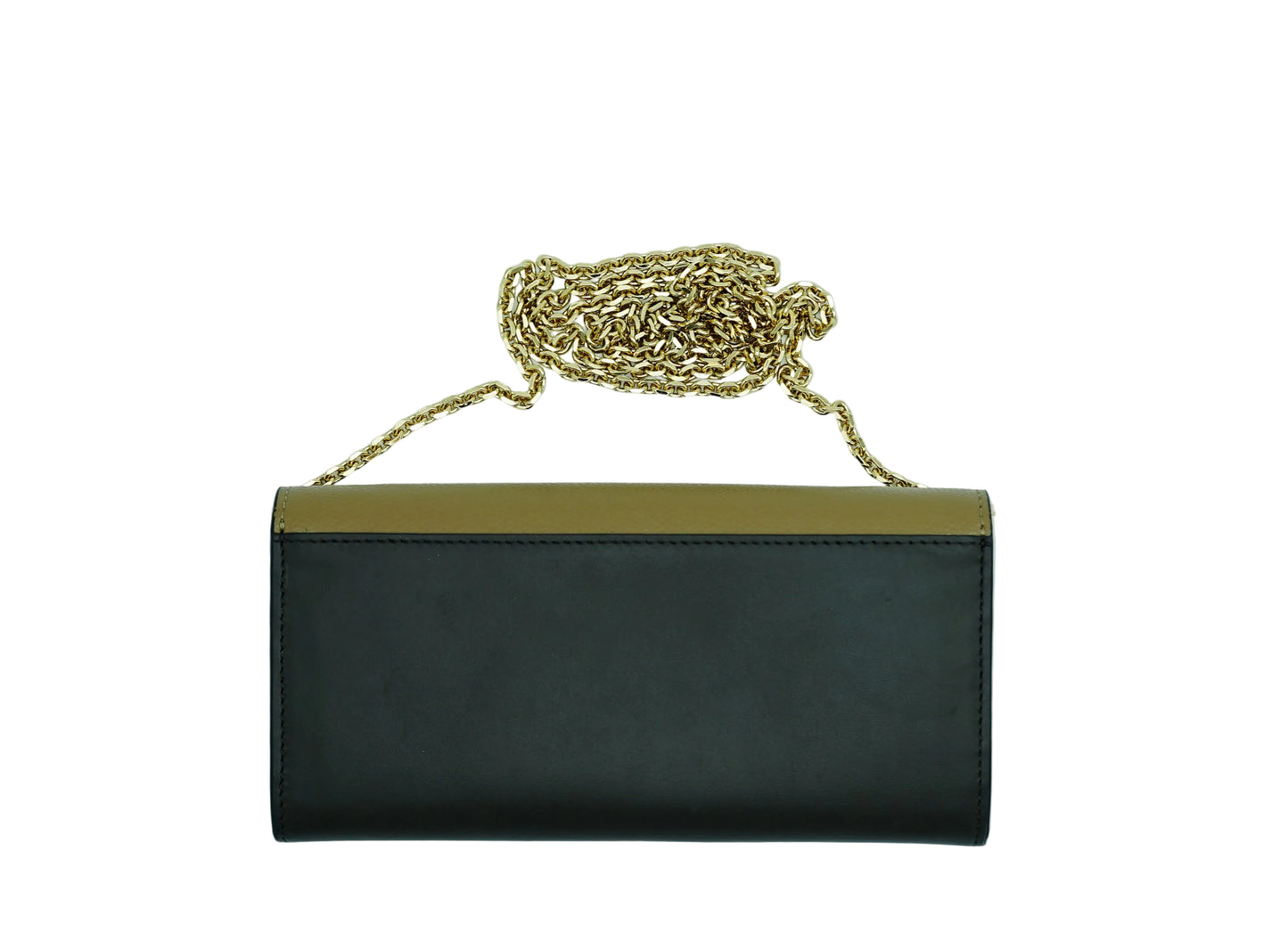 CARTERA CONTINENTAL WALLET BICOLOR FENDI FF DIAMONDS EN PIEL