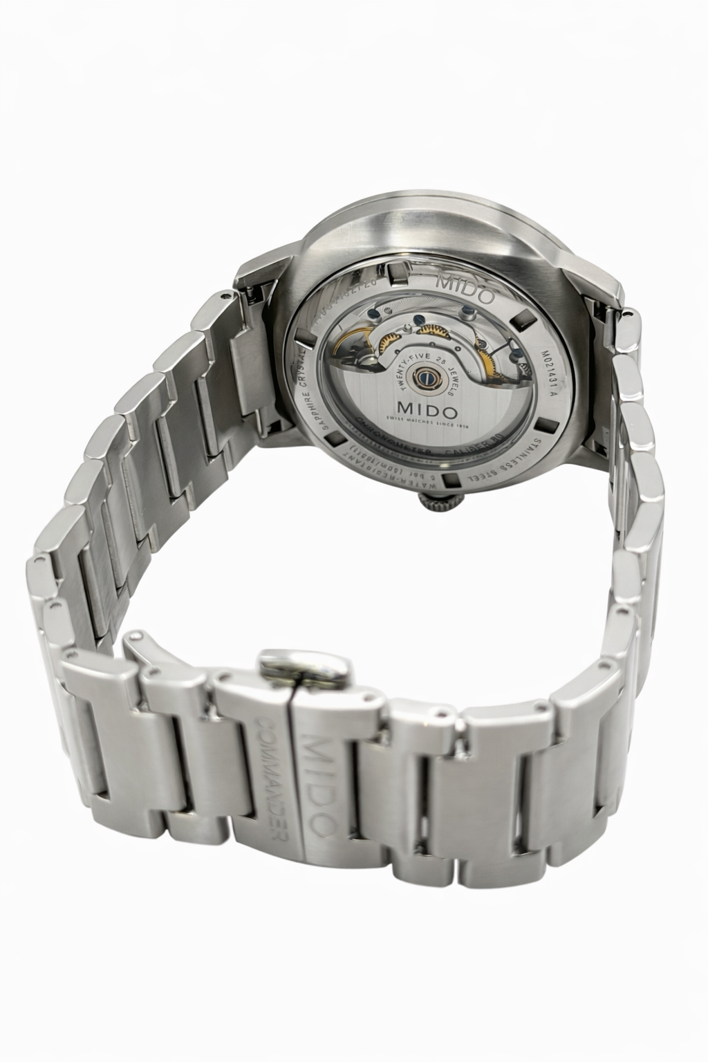 RELOJ ACERO INOXIDABLE *MIDO COMANDER GREY